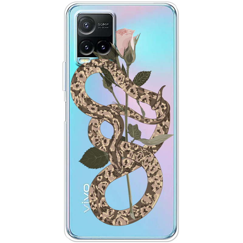 Прозрачный чехол BoxFace Vivo Y33S Glamor Snake