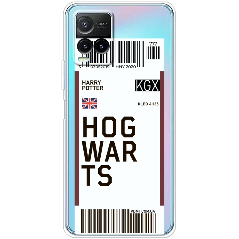Прозрачный чехол BoxFace Vivo Y33S Ticket Hogwarts