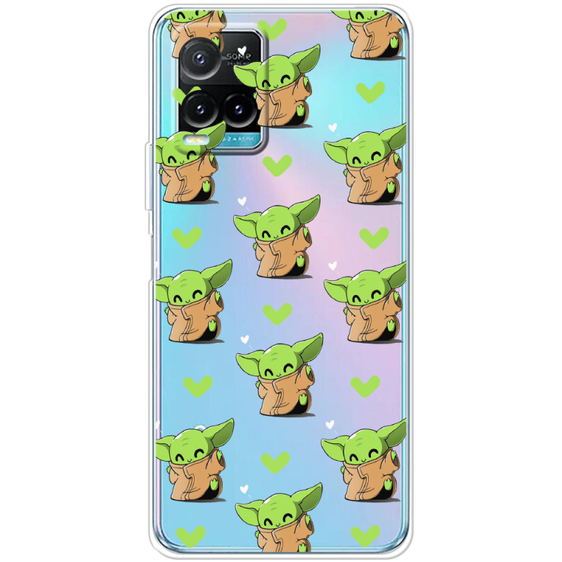 Прозрачный чехол BoxFace Vivo Y33S Pattern Baby Yoda