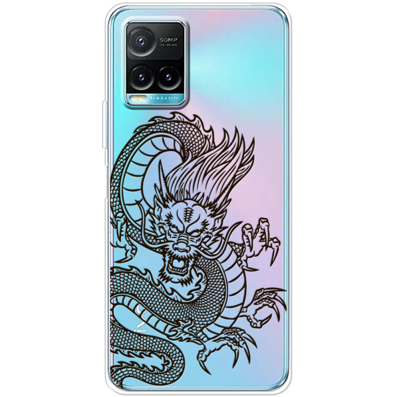 Прозрачный чехол BoxFace Vivo Y33S Chinese Dragon