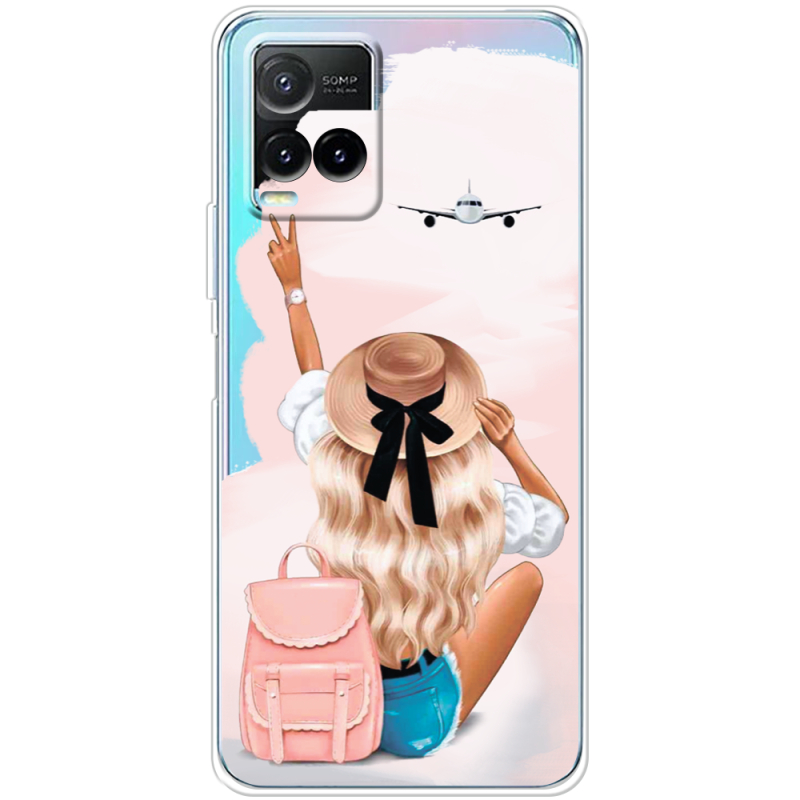 Прозрачный чехол BoxFace Vivo Y33S Travel Girl