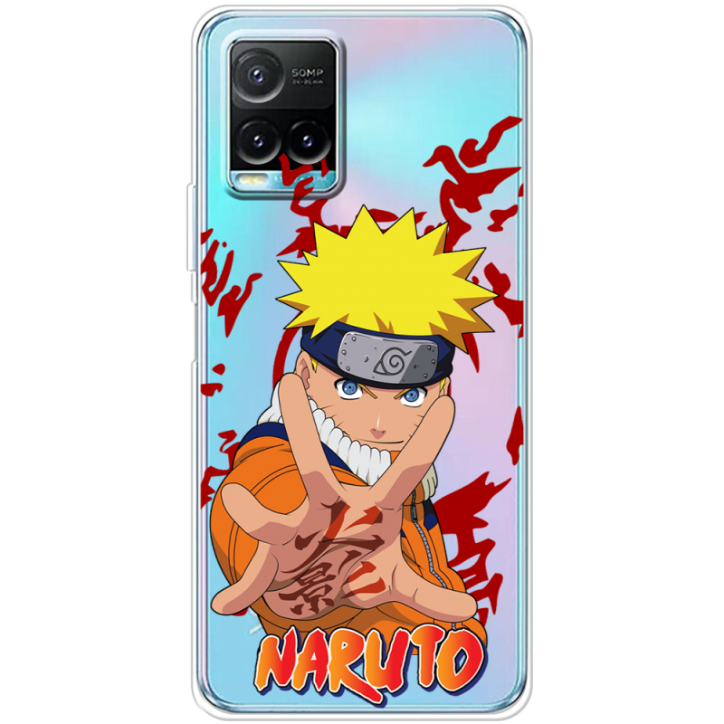 Прозрачный чехол BoxFace Vivo Y33S Naruto