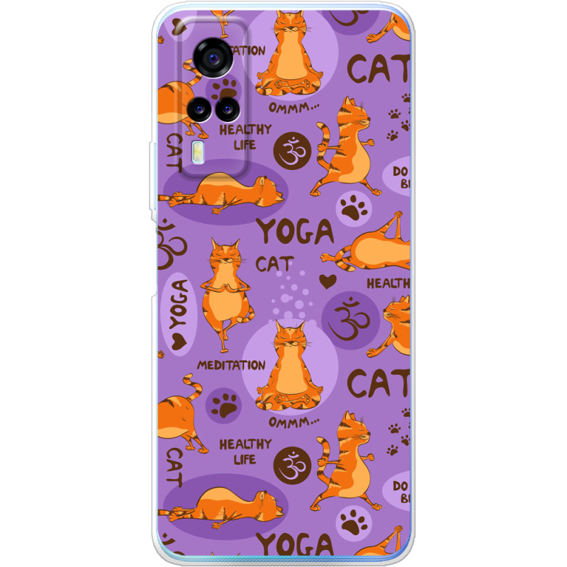 Чехол BoxFace Vivo Y53S Yoga Cat