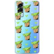 Прозрачный чехол BoxFace Vivo Y53S Pattern Baby Yoda