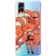 Прозрачный чехол BoxFace Vivo Y53S Naruto and Kurama