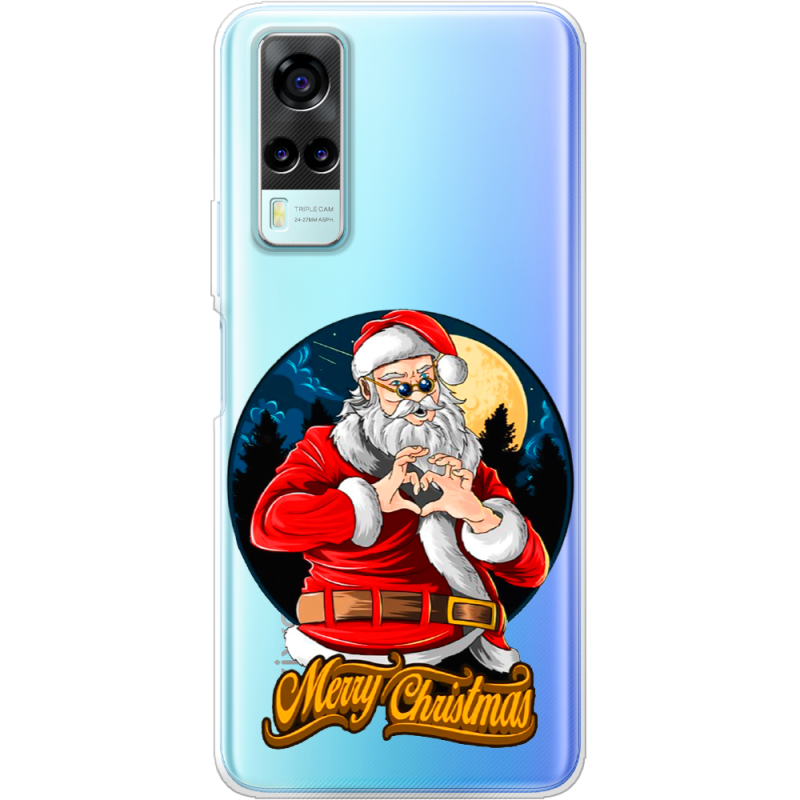 Прозрачный чехол BoxFace Vivo Y53S Cool Santa