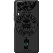 Черный чехол BoxFace Vivo Y53S Dark Coffee