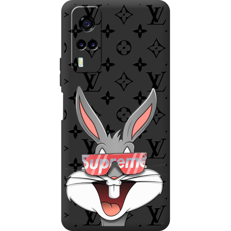 Черный чехол BoxFace Vivo Y53S looney bunny