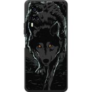 Черный чехол BoxFace Vivo Y53S Wolf