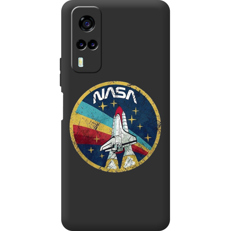 Черный чехол BoxFace Vivo Y53S NASA