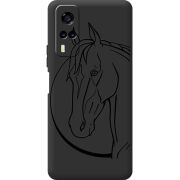 Черный чехол BoxFace Vivo Y53S Horse