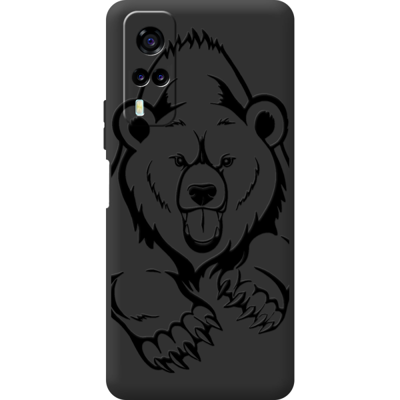 Черный чехол BoxFace Vivo Y53S Grizzly Bear