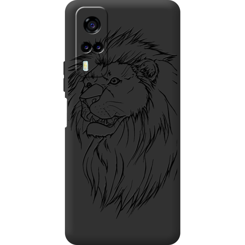 Черный чехол BoxFace Vivo Y53S Lion