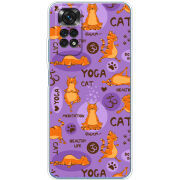 Чехол BoxFace Xiaomi Redmi Note 11 / Note 11S Global Version Yoga Cat