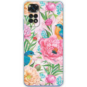 Чехол BoxFace Xiaomi Redmi Note 11 / Note 11S Global Version Birds in Flowers