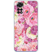 Чехол BoxFace Xiaomi Redmi Note 11 / Note 11S Global Version Pink Peonies