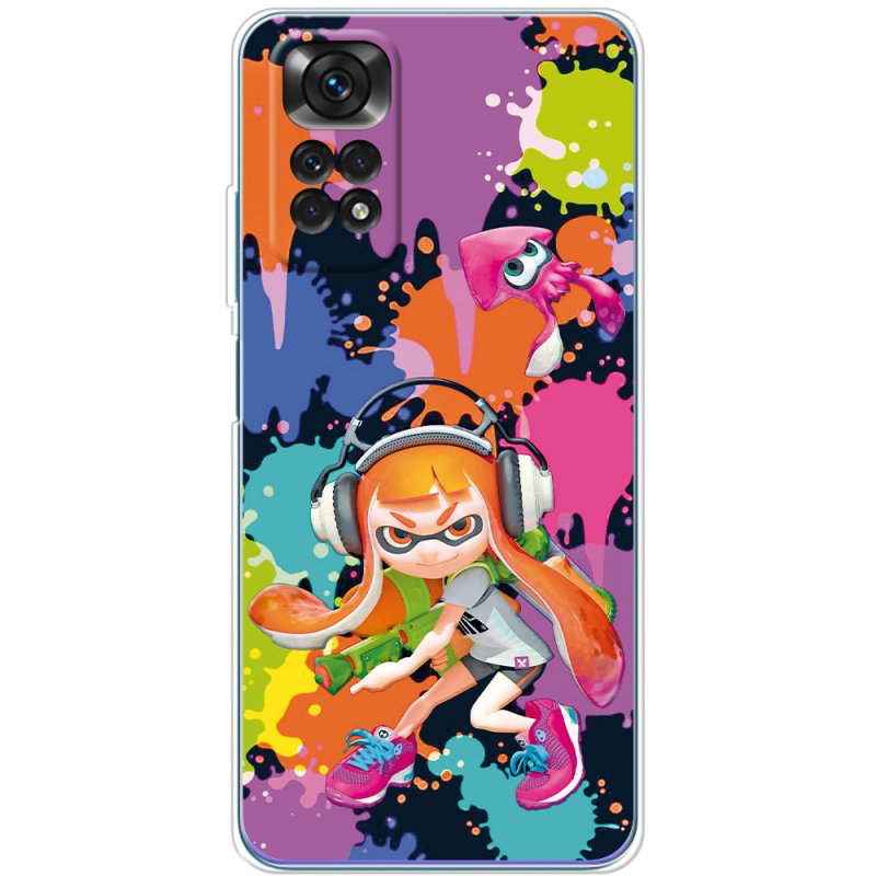 Чехол BoxFace Xiaomi Redmi Note 11 / Note 11S Global Version Splatoon Inklings