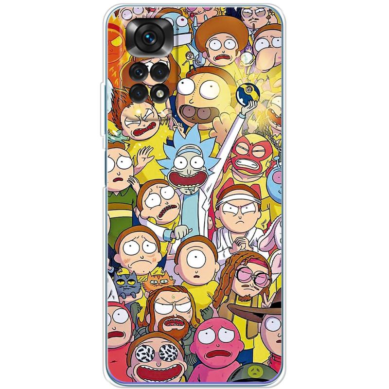 Чехол BoxFace Xiaomi Redmi Note 11 / Note 11S Global Version Rick and Morty