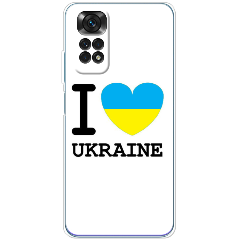 Чехол BoxFace Xiaomi Redmi Note 11 / Note 11S Global Version I love Ukraine