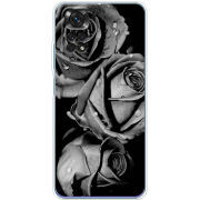 Чехол BoxFace Xiaomi Redmi Note 11 / Note 11S Global Version Black and White Roses