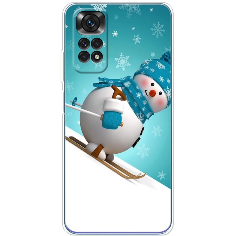 Чехол BoxFace Xiaomi Redmi Note 11 / Note 11S Global Version Skier Snowman