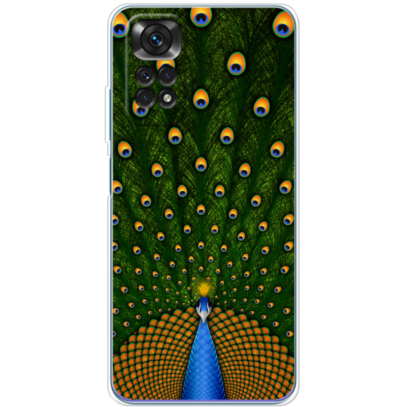 Чехол BoxFace Xiaomi Redmi Note 11 / Note 11S Global Version Peacocks Tail