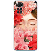 Чехол BoxFace Xiaomi Redmi Note 11 / Note 11S Global Version Girl in Flowers