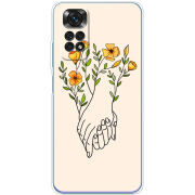 Чехол BoxFace Xiaomi Redmi Note 11 / Note 11S Global Version Flower Hands