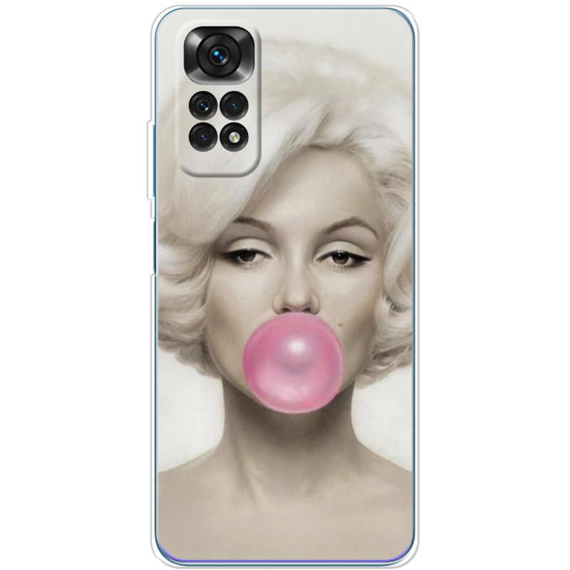 Чехол BoxFace Xiaomi Redmi Note 11 / Note 11S Global Version Marilyn Monroe Bubble Gum