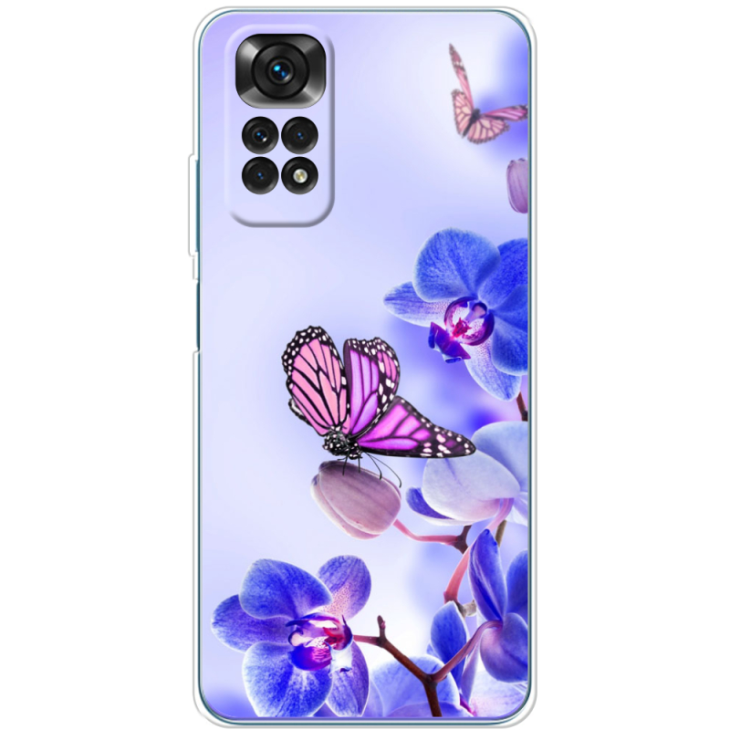 Чехол BoxFace Xiaomi Redmi Note 11 / Note 11S Global Version Orchids and Butterflies