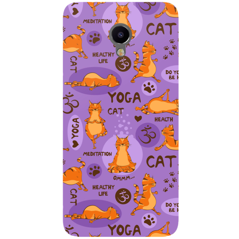 Чехол Uprint Meizu M3e Yoga Cat