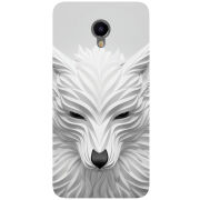 Чехол Uprint Meizu M3e White Wolf