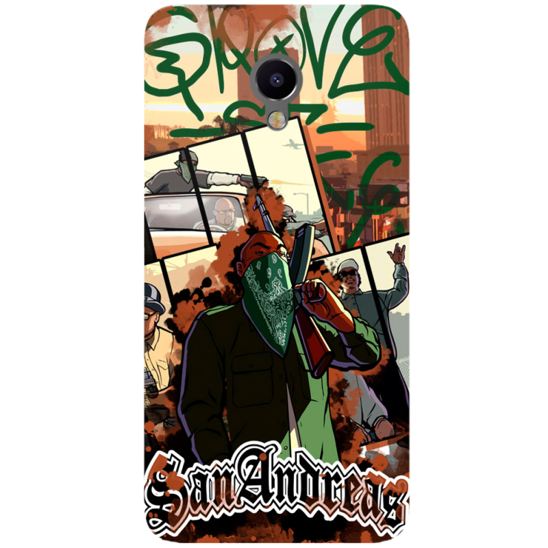 Чехол Uprint Meizu M3e GTA San Andreas