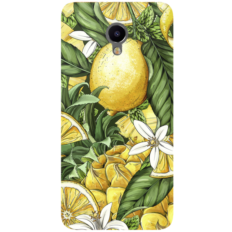 Чехол Uprint Meizu M3e Lemon Pattern