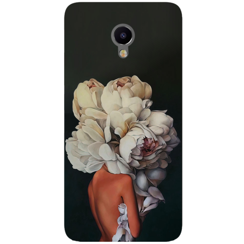 Чехол Uprint Meizu M3e Exquisite White Flowers