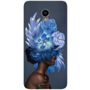 Чехол Uprint Meizu M3e Exquisite Blue Flowers