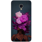 Чехол Uprint Meizu M3e Exquisite Purple Flowers