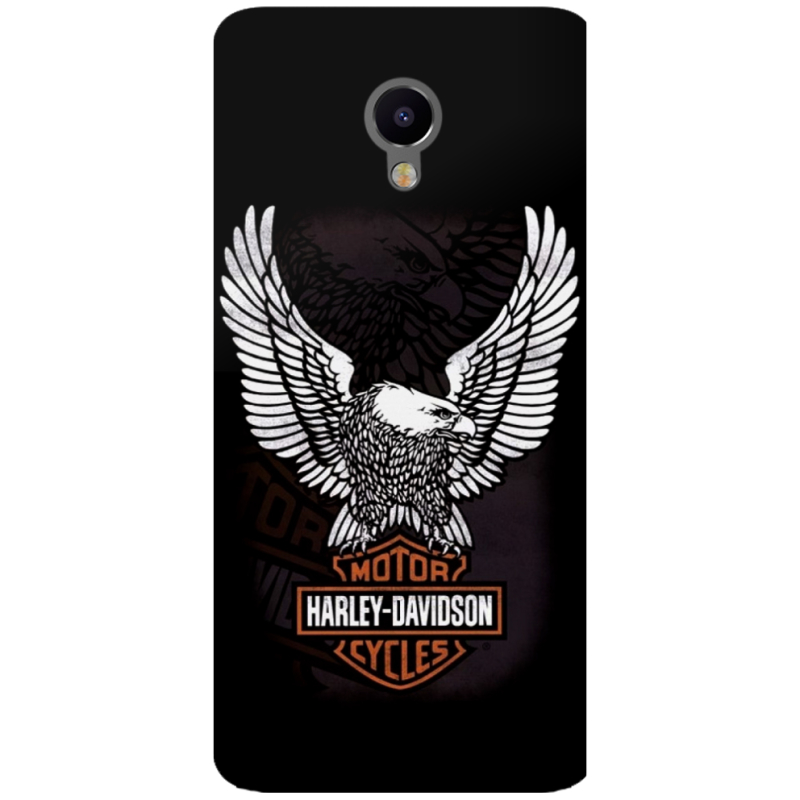 Чехол Uprint Meizu M3e Harley Davidson and eagle