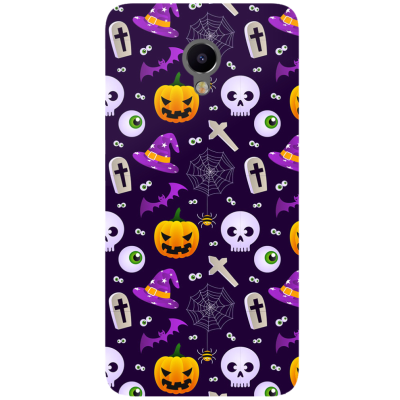 Чехол Uprint Meizu M3e Halloween Purple Mood