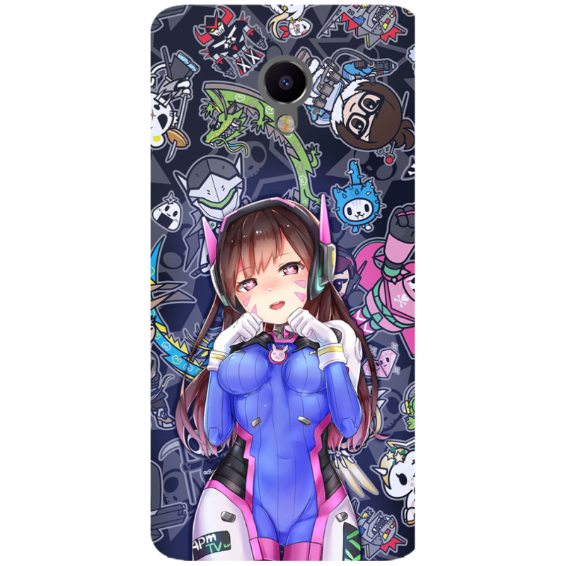 Чехол Uprint Meizu M3e Overwatch D.VA
