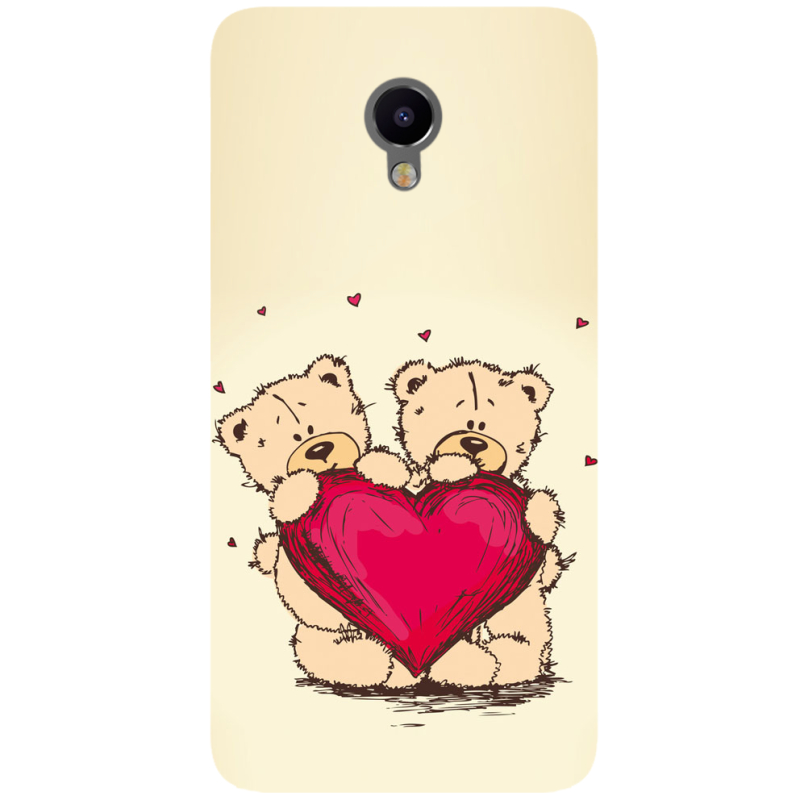 Чехол Uprint Meizu M3e Teddy Bear Love