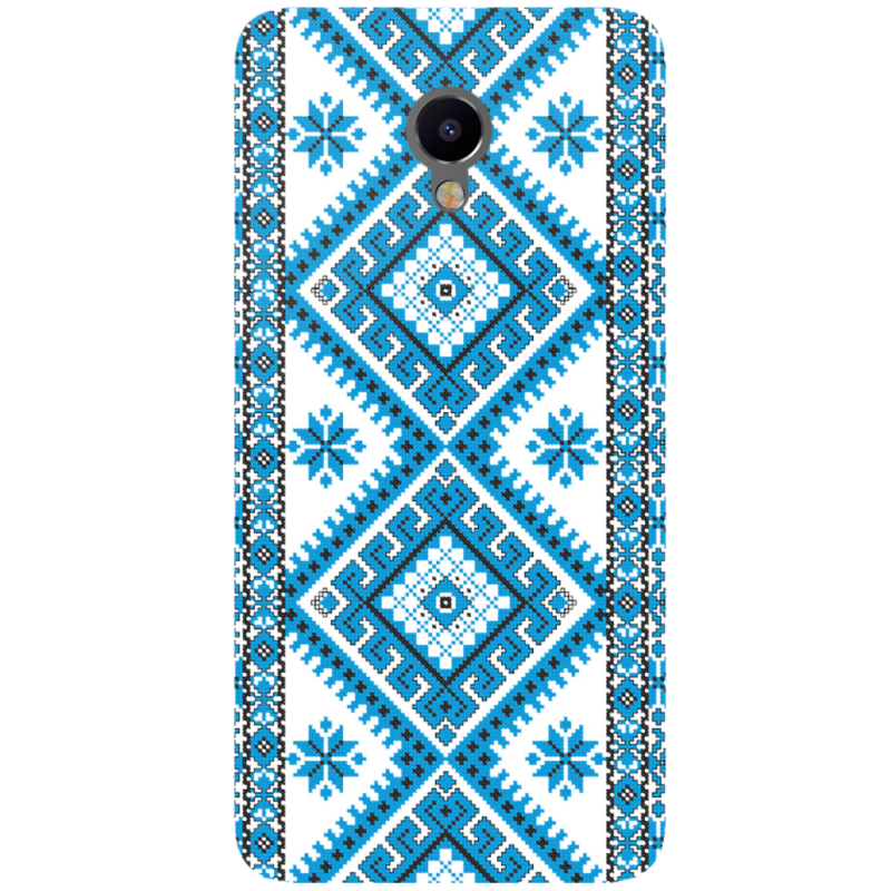 Чехол Uprint Meizu M3e Блакитний Орнамент
