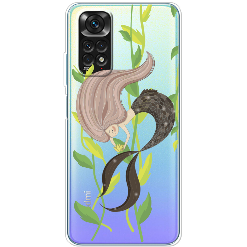 Прозрачный чехол BoxFace Xiaomi Redmi Note 11 / Note 11S Global Version Cute Mermaid