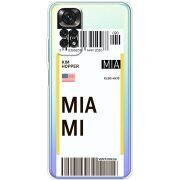 Прозрачный чехол BoxFace Xiaomi Redmi Note 11 / Note 11S Global Version Ticket Miami