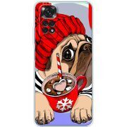 Прозрачный чехол BoxFace Xiaomi Redmi Note 11 / Note 11S Global Version Winter Puggy