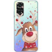 Прозрачный чехол BoxFace Xiaomi Redmi Note 11 / Note 11S Global Version Winter Deer