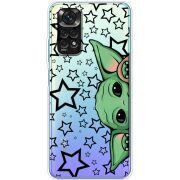 Прозрачный чехол BoxFace Xiaomi Redmi Note 11 / Note 11S Global Version Baby Yoda