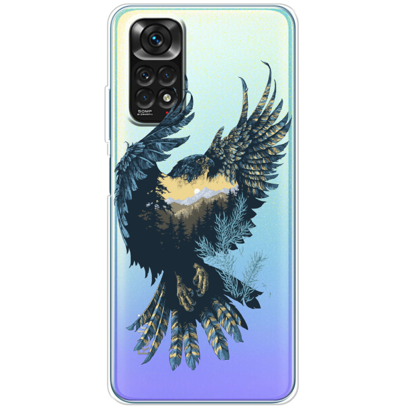 Прозрачный чехол BoxFace Xiaomi Redmi Note 11 / Note 11S Global Version Eagle