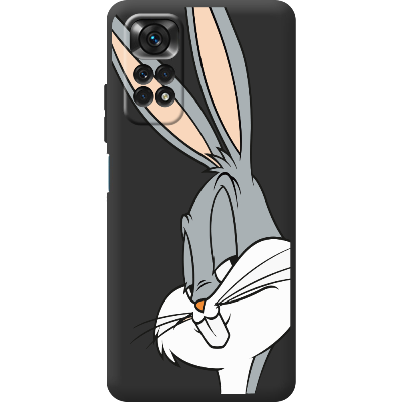 Черный чехол BoxFace Xiaomi Redmi Note 11 / Note 11S Lucky Rabbit