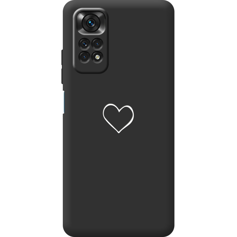 Черный чехол BoxFace Xiaomi Redmi Note 11 / Note 11S My Heart